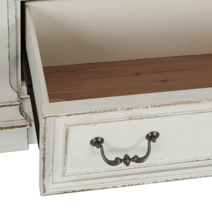 Abbey Park Drawer Dresser in Antique White - Red Gate Home Furnishings (Ball Ground, GA)