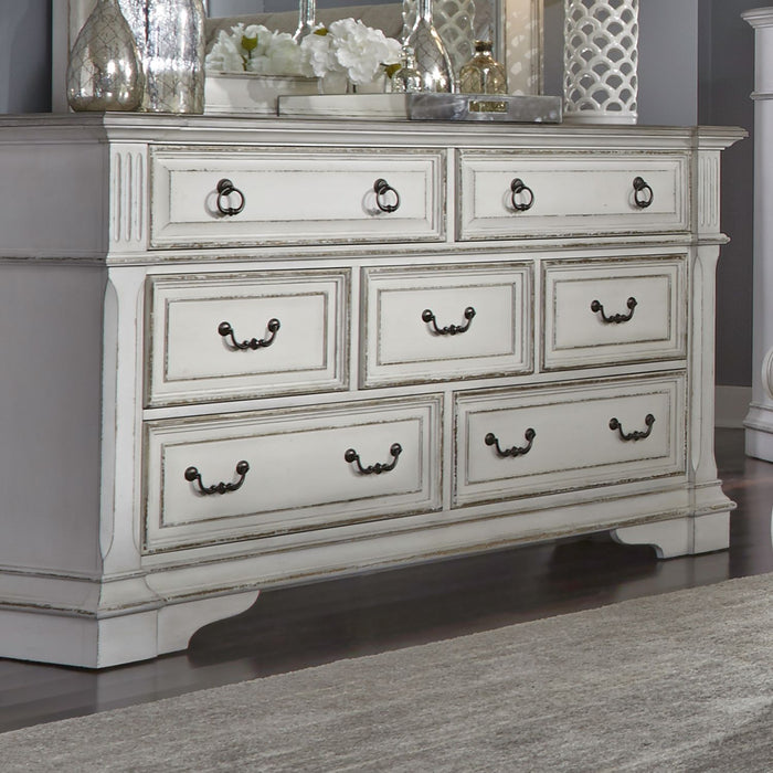 Liberty Furniture Abbey Park Drawer Dresser in Antique White image