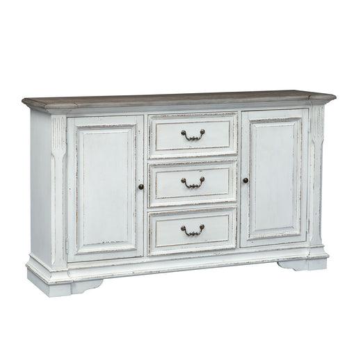 Abbey Park Buffet in Antique White - Red Gate Home Furnishings (Ball Ground, GA)