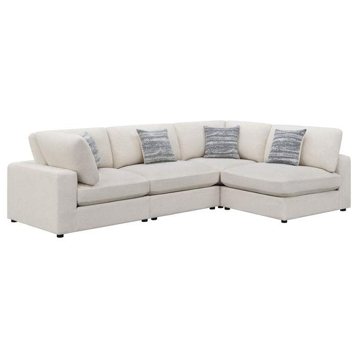 Serene 4 Pc Sectional Beige