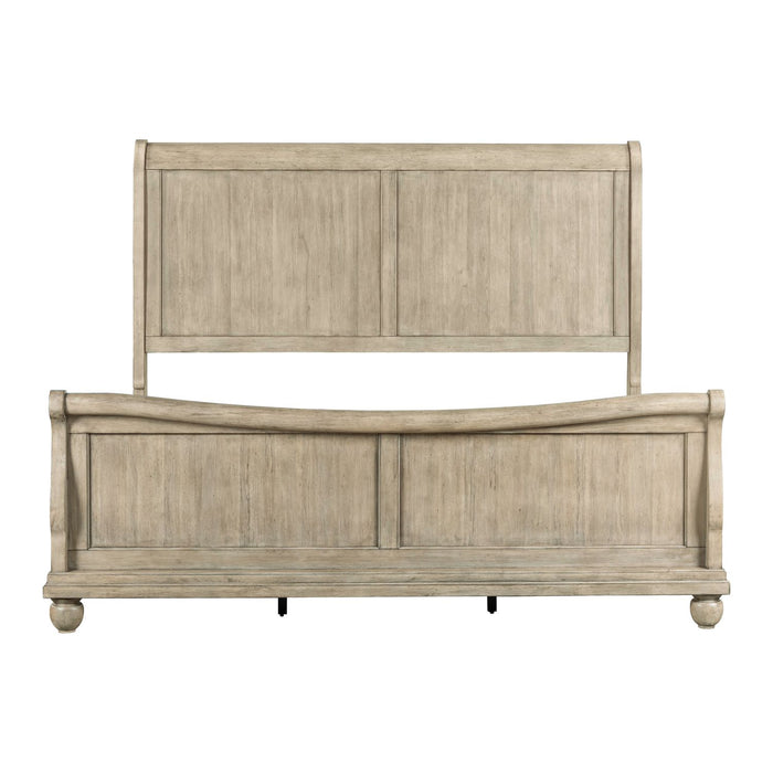 Rustic Traditions King California Sleigh Bed