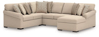 LadyMae Sectional with Chaise - Red Gate Home Furnishings (Ball Ground, GA)