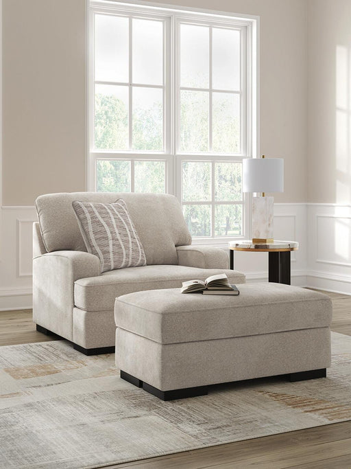 High Profile Chair & Ottoman Living Room Set - Red Gate Home Furnishings (Ball Ground, GA)