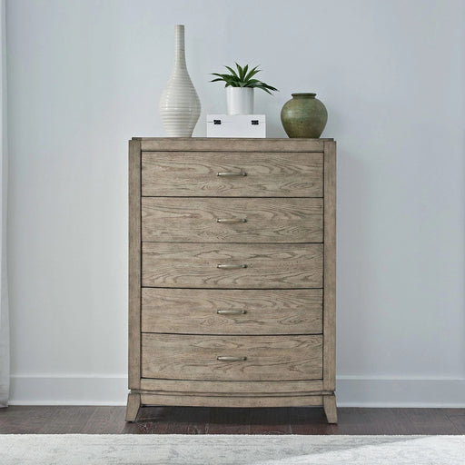 Avalon 5 Drawer Chest in Burnished Beige image