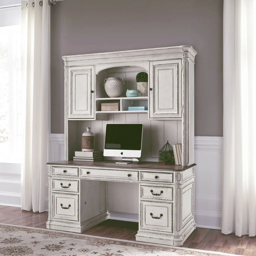 Magnolia Manor Jr Executive Credenza Hutch image