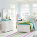 Summer House Full Panel Bed, Dresser & Mirror image