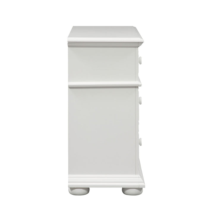 Summer House Media Chest in Oyster White image
