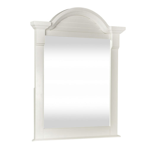Summer House Small Mirror in Oyster White - Red Gate Home Furnishings (Ball Ground, GA)