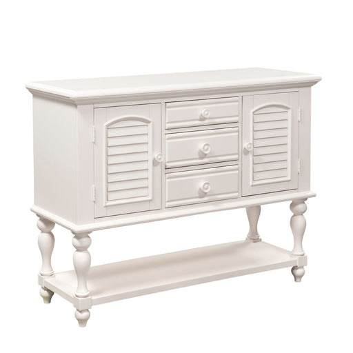 Summer House Server in Oyster White - Red Gate Home Furnishings (Ball Ground, GA)
