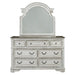 Magnolia Manor King California Panel Bed, Dresser & Mirror, Chest, Night Stand image