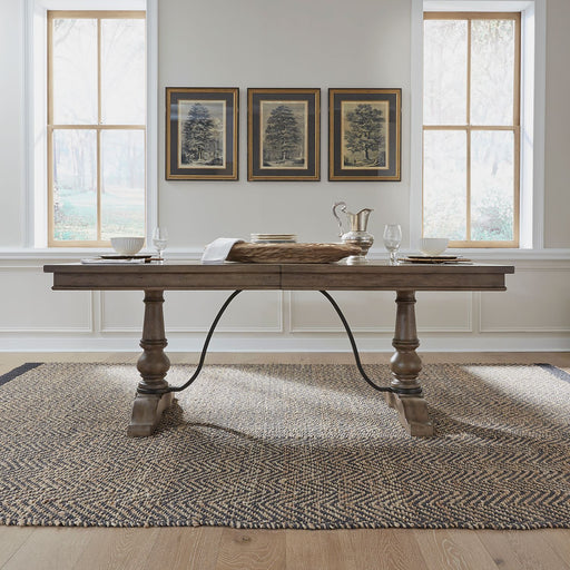 Americana Farmhouse Trestle Table Set - Red Gate Home Furnishings (Ball Ground, GA)