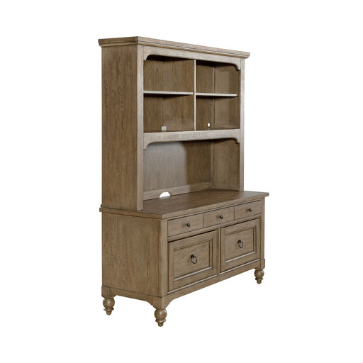 Americana Farmhouse Credenza & Hutch - Red Gate Home Furnishings (Ball Ground, GA)
