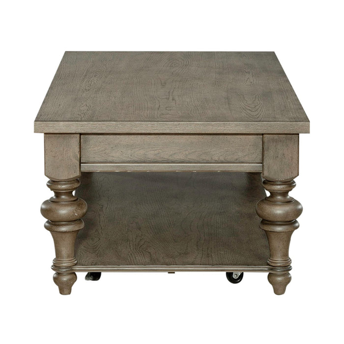Americana Farmhouse Rectangular Cocktail Table in Dusty Taupe image