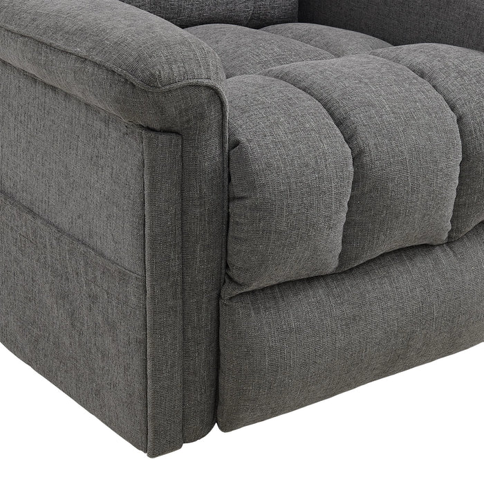 Pecos Power Motion Lift Chair in 15337-2 Ribbit Charcoal