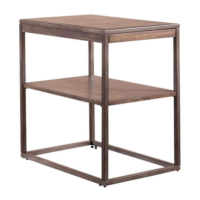 Liberty Furniture Jamestown Chair Side Table in Brown