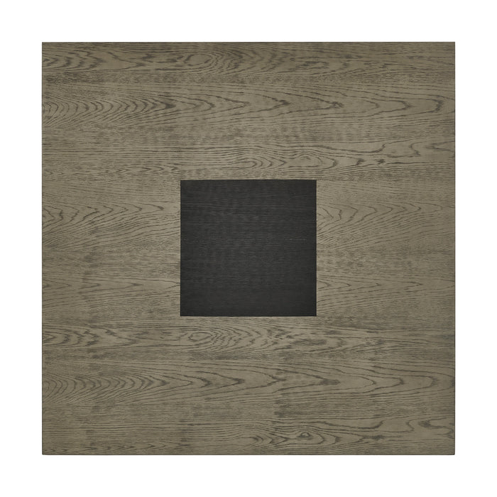 Jemma 2PC Occasional Table Set in Grey and Dark Espresso-Coffee Table & End Table