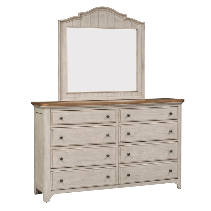 Farmhouse Reimagined King Sleigh Bed, Dresser & Mirror, Chest, Night Stand - Red Gate Home Furnishings (Ball Ground, GA)