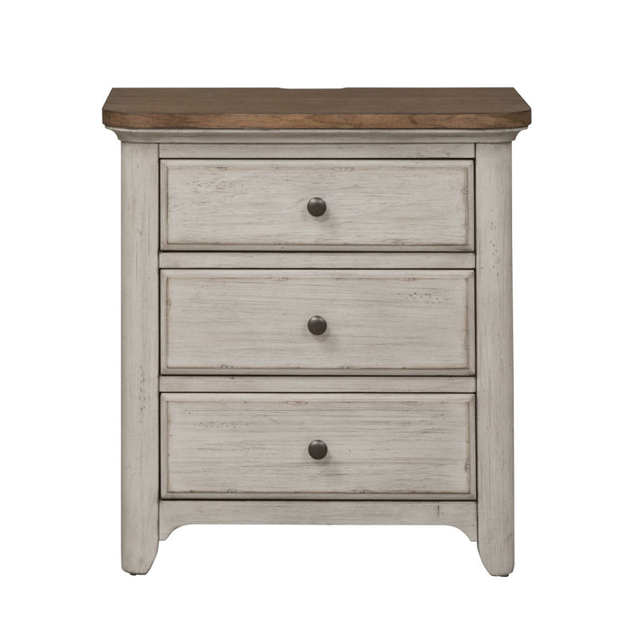 Farmhouse Reimagined Queen Poster Bed, Dresser & Mirror, Chest, Night Stand - Red Gate Home Furnishings (Ball Ground, GA)