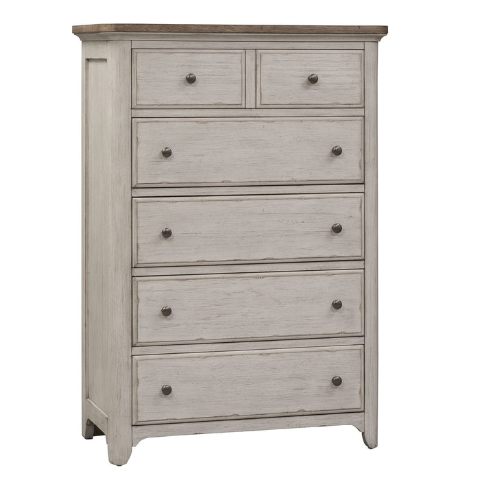 Farmhouse Reimagined Drawer Chest in Antique White image