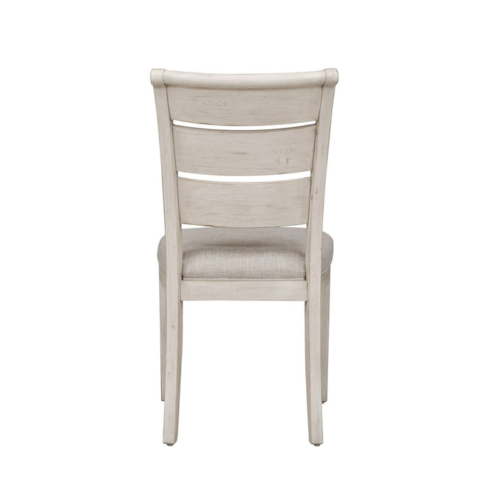Farmhouse Reimagined Ladder Back Uph Side Chair (RTA) image