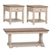 Farmhouse Reimagined 3 Piece Set (1-Cocktail 2-End Tables) image