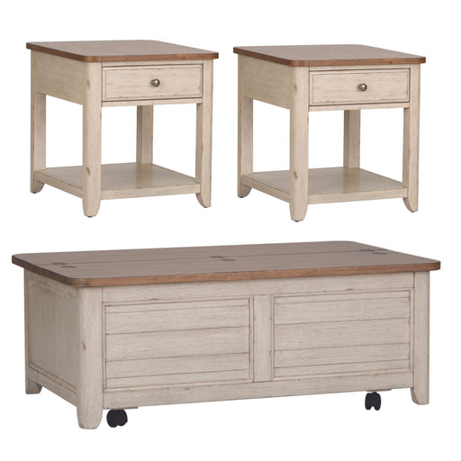 Farmhouse Reimagined Opt 3 Piece Set - Red Gate Home Furnishings (Ball Ground, GA)