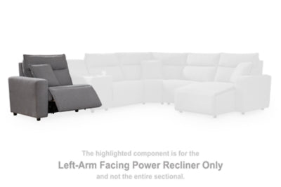 Modmax Reclining Sectional with Audio Console - Red Gate Home Furnishings (Ball Ground, GA)