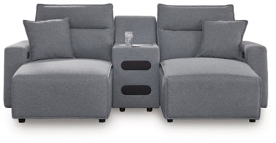 Modmax Power Reclining Sectional with Chaise - Red Gate Home Furnishings (Ball Ground, GA)
