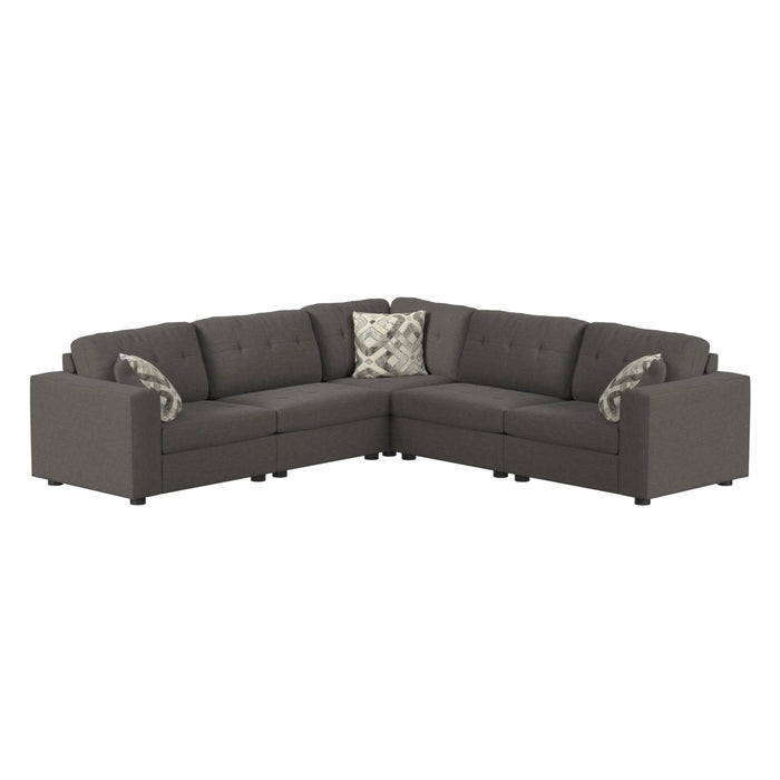 Options One Armless Chair in Palmer Plus Ash