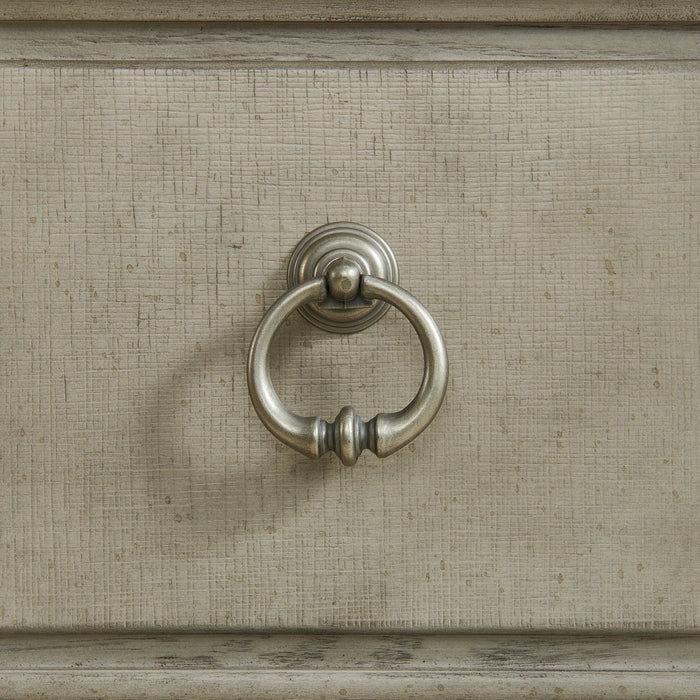 Whit-Ash 5-Drawer Chest in Light Grey