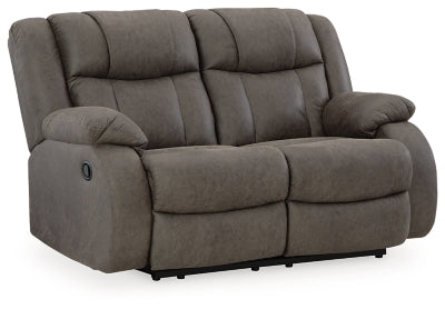 First Base Reclining Loveseat - Red Gate Home Furnishings (Ball Ground, GA)