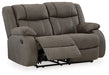 First Base Reclining Loveseat - Red Gate Home Furnishings (Ball Ground, GA)