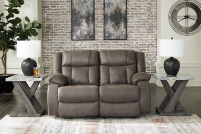 First Base Reclining Loveseat - Red Gate Home Furnishings (Ball Ground, GA)