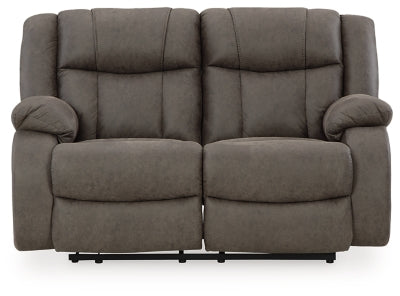 First Base Reclining Loveseat - Red Gate Home Furnishings (Ball Ground, GA)