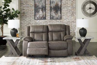 First Base Reclining Loveseat - Red Gate Home Furnishings (Ball Ground, GA)