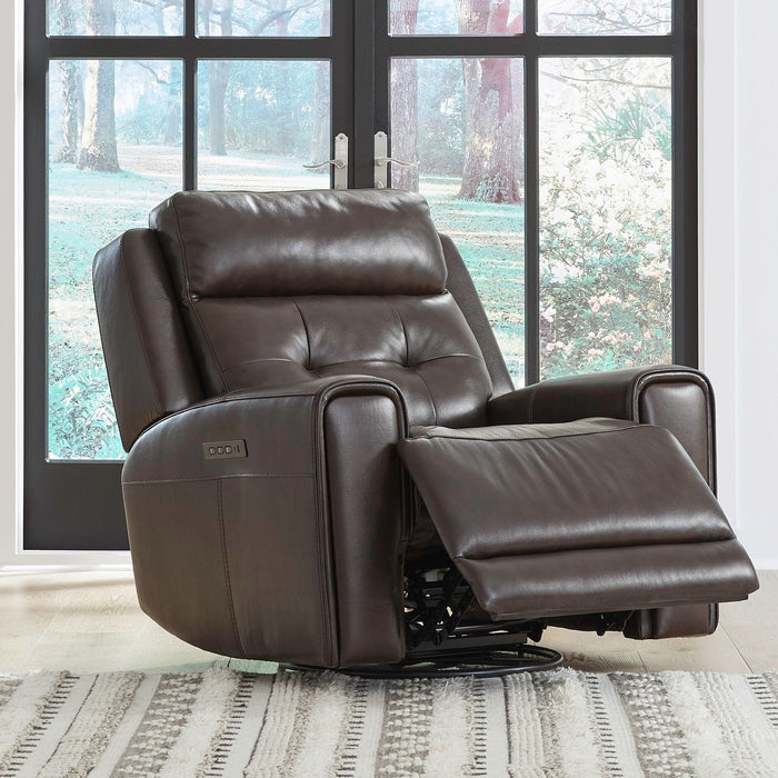 Carrington SG Recliner P3 & ZG in Dark Brown - Red Gate Home Furnishings (Ball Ground, GA)