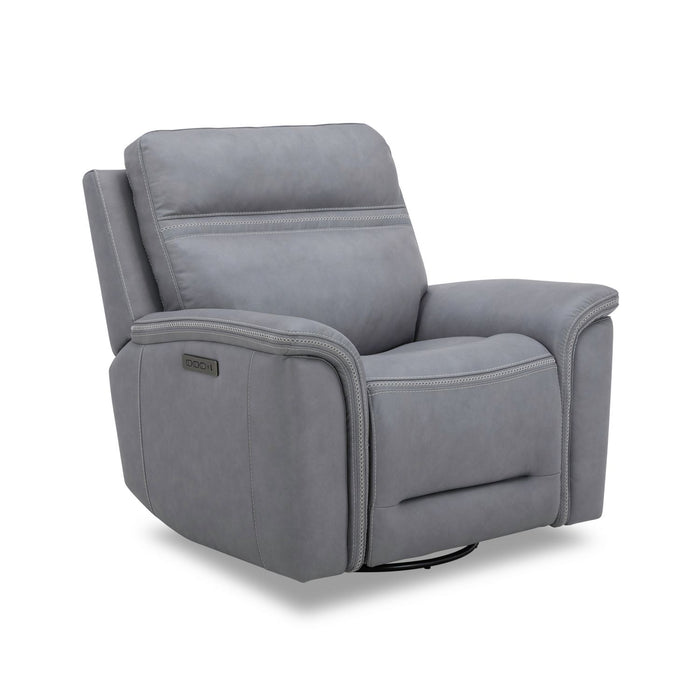 Cooper SG Recliner P3 in Blue Gray - Red Gate Home Furnishings (Ball Ground, GA)