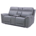 Cooper Loveseat w/Console P3 & ZG in Blue Gray - Red Gate Home Furnishings (Ball Ground, GA)