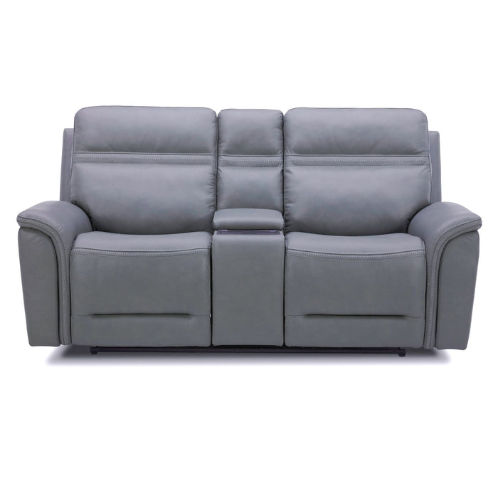 Cooper Loveseat w/Console P3 & ZG in Blue Gray - Red Gate Home Furnishings (Ball Ground, GA)
