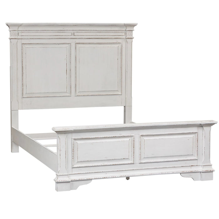 Abbey Park Panel Bed, Dresser & Mirror image
