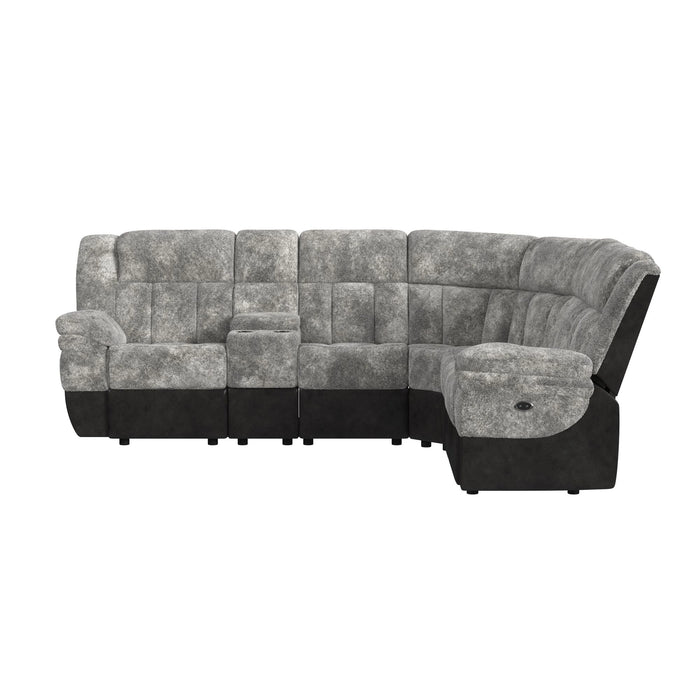 Santorini RHF Power Motion Recliner in Dillon/Shire Grey