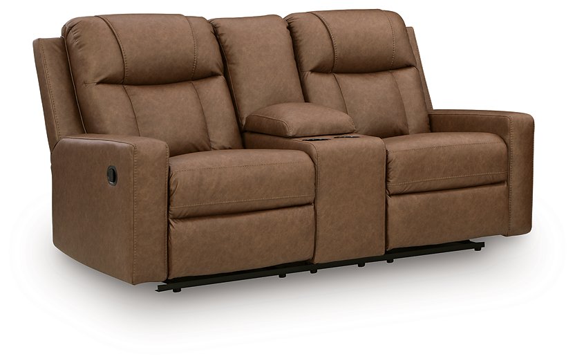 Mackmenville Reclining Loveseat with Console - Red Gate Home Furnishings (Ball Ground, GA)