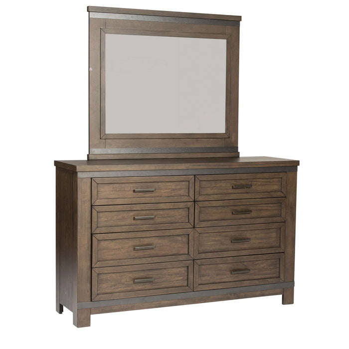 Thornwood Hills King Panel Bed, Dresser & Mirror, Night Stand