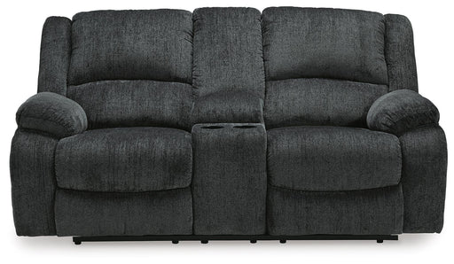 Draycoll Reclining Loveseat with Console - Red Gate Home Furnishings (Ball Ground, GA)