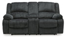 Draycoll Power Reclining Loveseat with Console - Red Gate Home Furnishings (Ball Ground, GA)