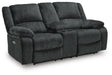 Draycoll Power Reclining Loveseat with Console - Red Gate Home Furnishings (Ball Ground, GA)