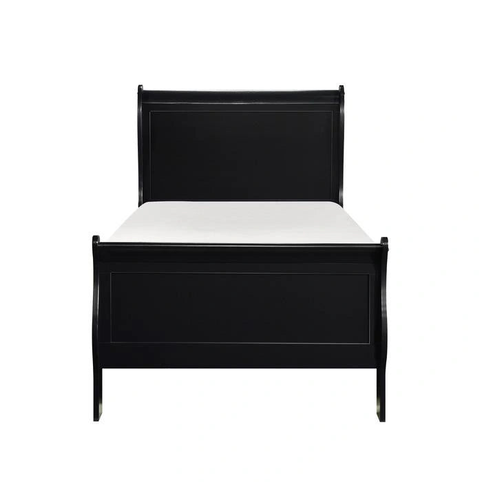 Mayville Twin Sleigh Bed in Black 2147TBK-1