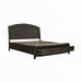 Avalon Queen Panel Storage Bed - Red Gate Home Furnishings (Ball Ground, GA)