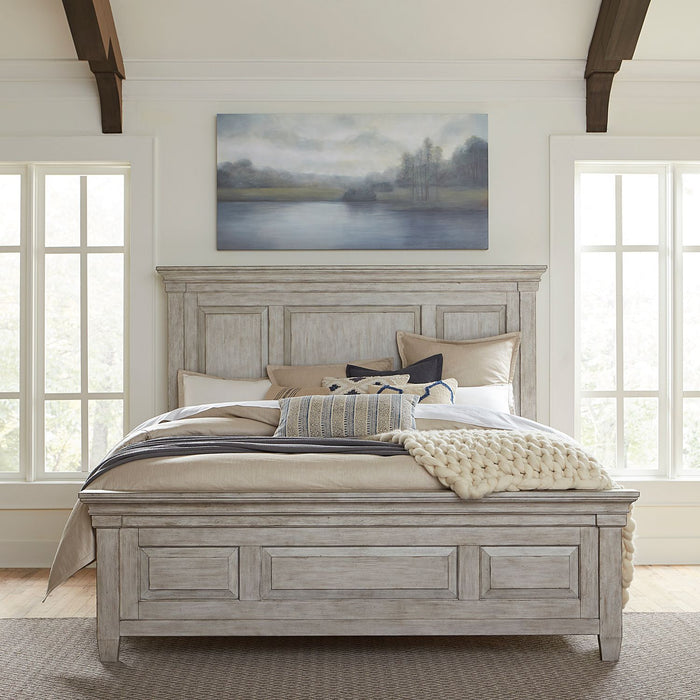 Heartland King California Panel Bed, Dresser & Mirror, Chest, Night Stand