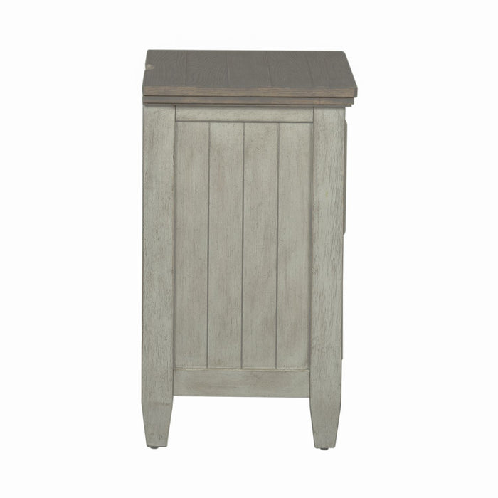Heartland 2 Drawer Nightstand w/ Charging Station in Antique White image
